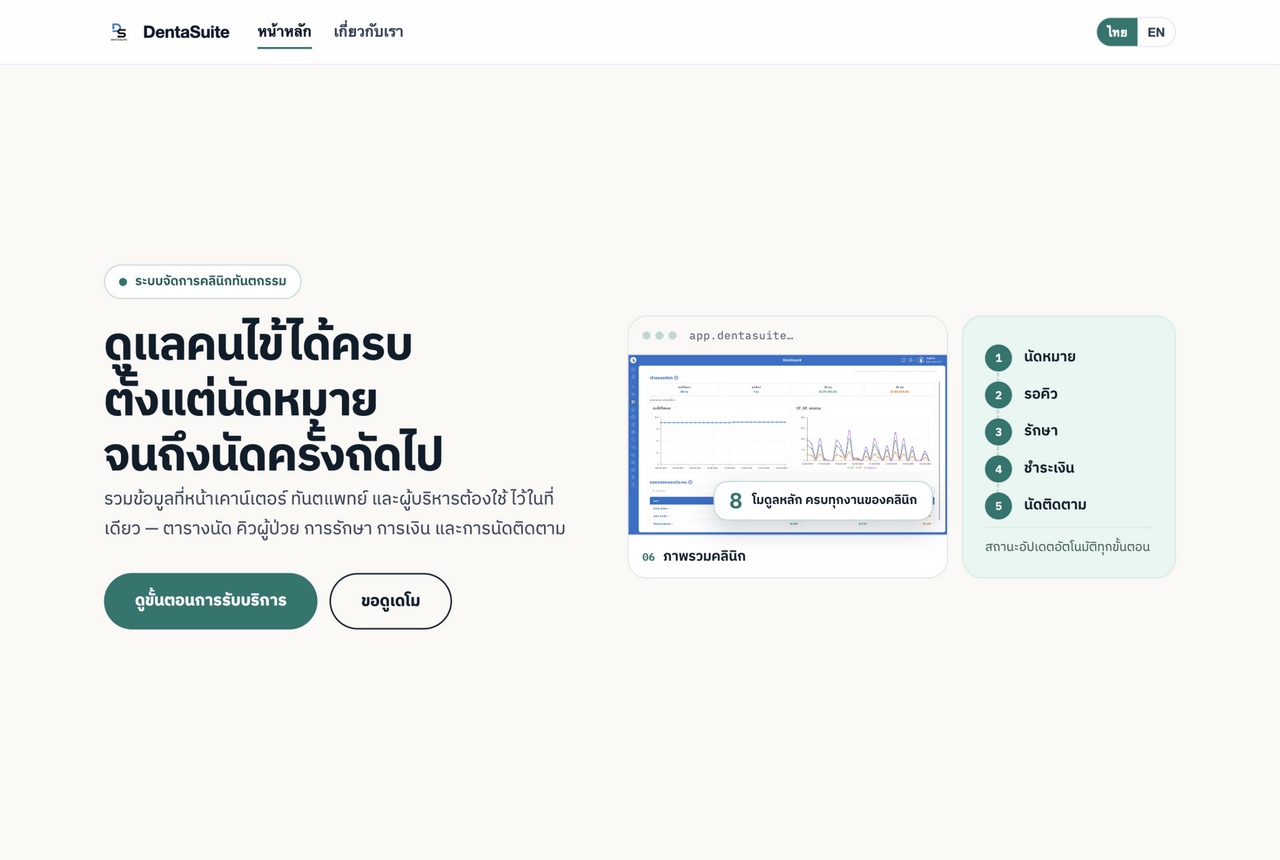 DentaSuite website